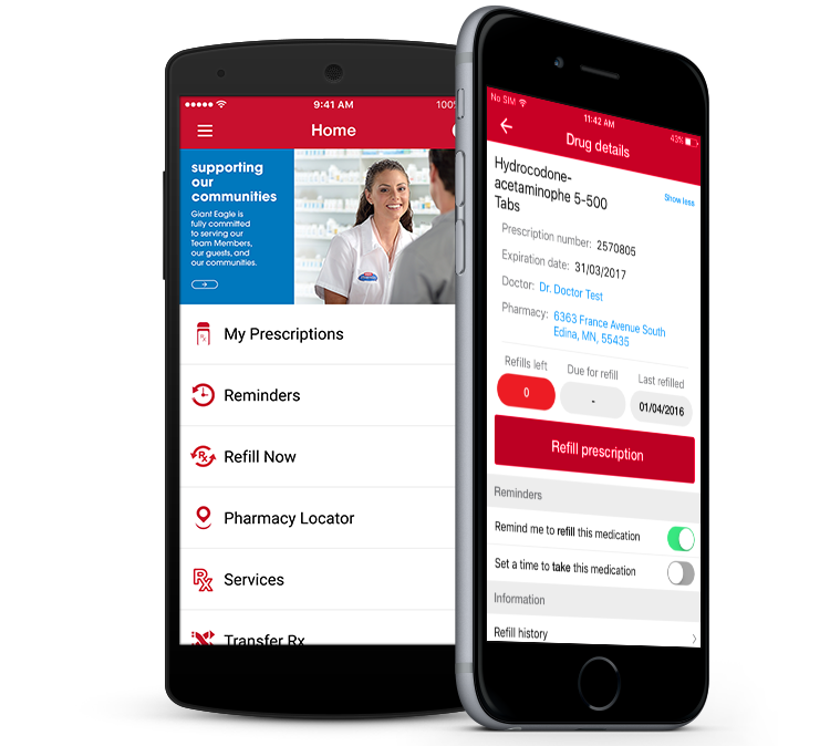 Giant Eagle pharmacy Prescriptions made 